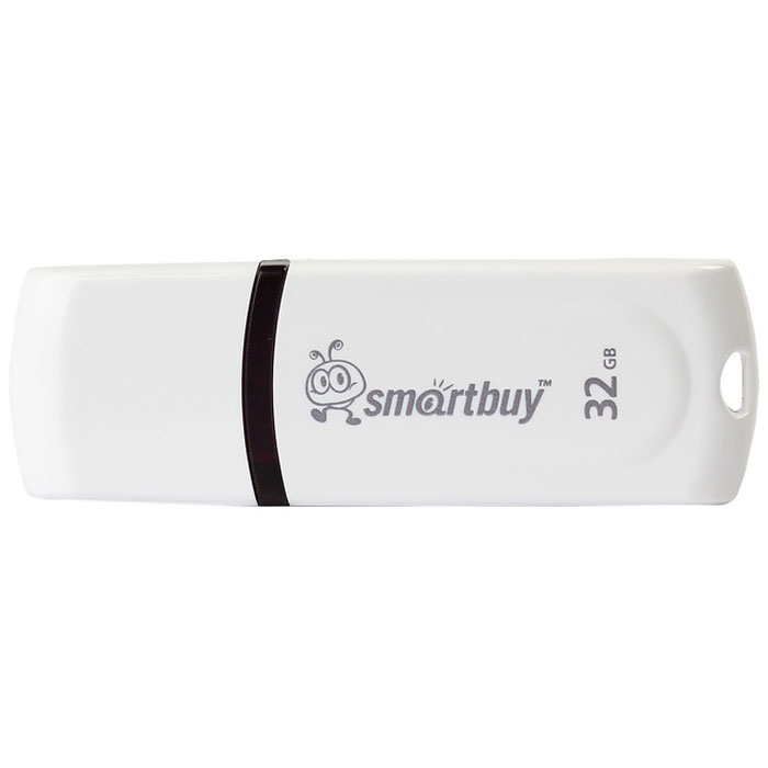 SmartBuy Paean 32GB, White USB-накопительSB32GBPN-W SmartBuy Paean 32GB, White USB-накопительSB32GBPN-WSmartBuy Paean 32GB обладает стильным дизайном с глянцевой поверхностью. Классическая конструкция флешки оборудована защитным колпачком для предотвращения повреждений устройства. Также предусмотрено отверстие для шнурка, чтобы устройство всегда было под рукой.Пропускная способность интерфейса: 480 Мбит/секСовместим с: Windows 8/7/XP/2000/Vista, Mac OS 8.6 и Linux 2.4.0 (или выше)