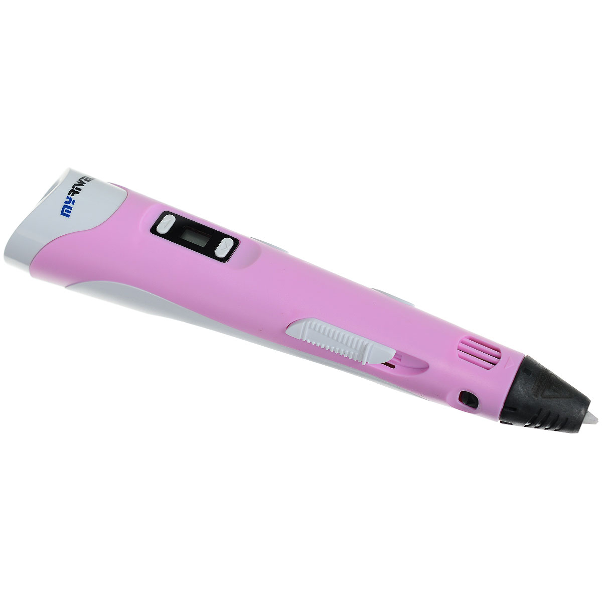 MyRiwell RP100B, Pink 3D ручкаRP100B, pink MyRiwell RP100B, Pink 3D ручкаRP100B, pink3D ручка MyRiwell RP100B позволяет рисовать объемные картины и создавать трехмерные объекты. Для рисования 3D ручкой используется ABS и PLA пластик. Пластик расплавляется внутри корпуса ручки и подается в сопло. Температура и скорость подачи пластика регулируется, что позволяет рисовать толстыми или тонкими линиями. Диаметр сопла: 0,7 мм Материал печати: ABS, PLA пластик Диаметр используемой нити: 1,75 мм Скорость печати: 2-40 мм/сек Рабочая температура: 150-240 °С