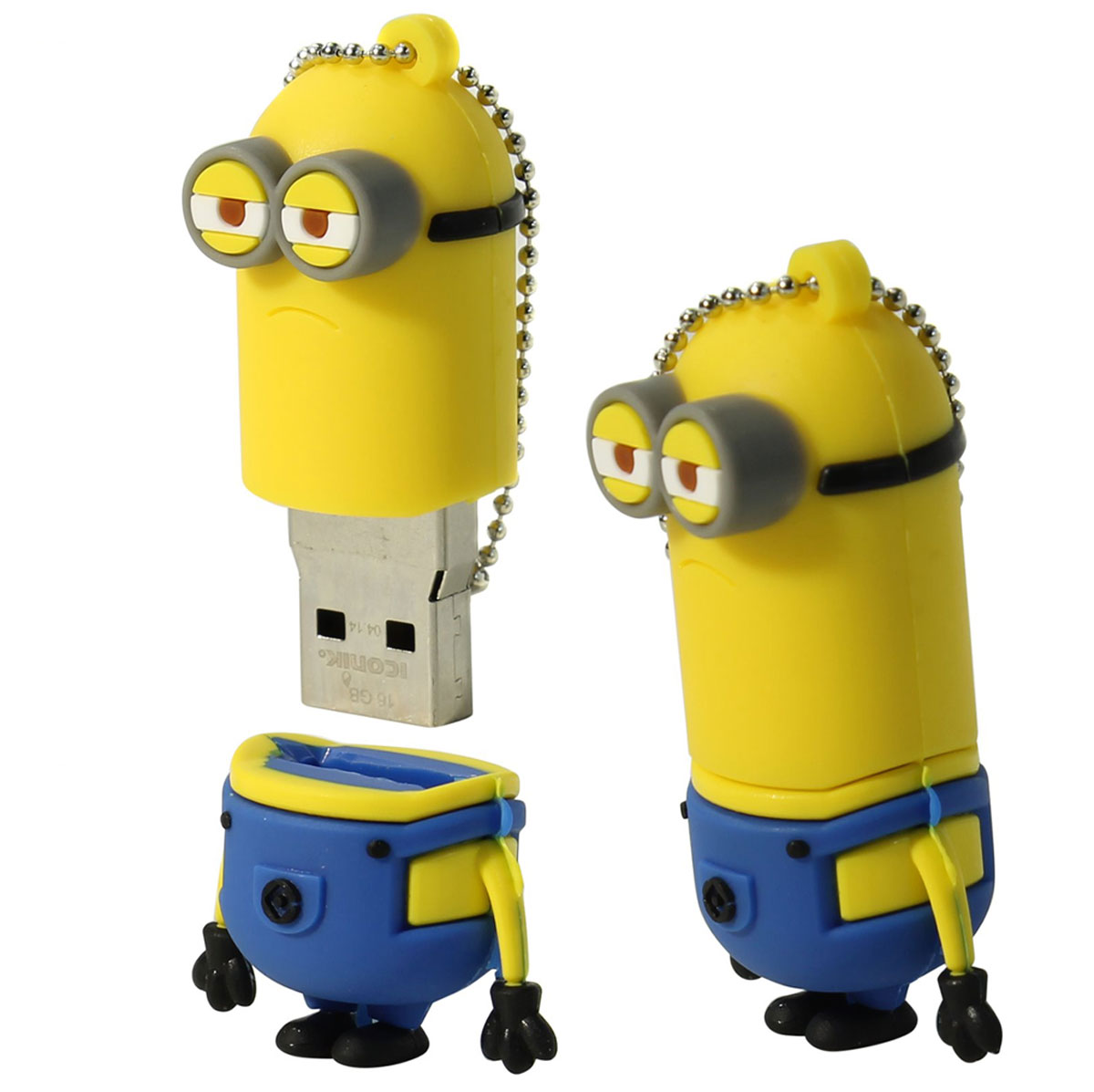 Iconik Миньон Кевин 16GB USB флеш-накопительRB-KEVIN--16GB Iconik Миньон Кевин 16GB USB флеш-накопительRB-KEVIN--16GBФлеш-накопитель Iconik выполнен в виде миньона Кевина. Накопитель ударопрочный и защищен резиновым корпусом, а высокая пропускная способность и поддержка различных операционных систем делают его незаменимым. Iconik миньон Кевин - отличный выбор современного творческого человека, который любит яркие и нестандартные вещи.