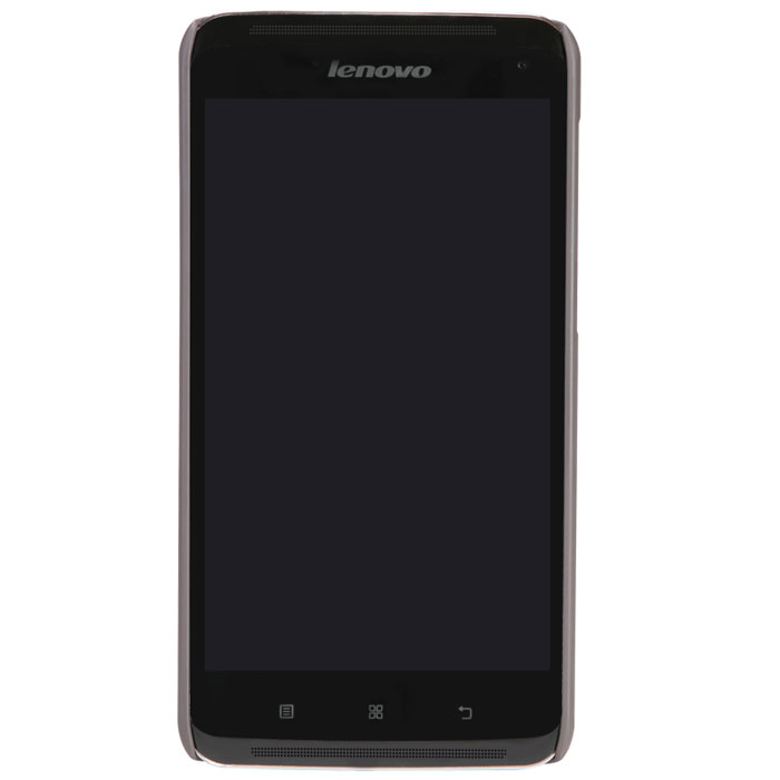 Nillkin Super Frosted Shield чехол для Lenovo S930, BlackT-N-LS930-002 Nillkin Super Frosted Shield чехол для Lenovo S930, BlackT-N-LS930-002Чехол Nillkin Super Frosted Shield для Lenovo S930 изготовлен из экологически чистого поликарбоната путем высокотемпературной высокоточной формовки. Обе стороны чехла выполнены в соответствии с самой современной технологией изготовления матовых материалов, устойчивых к оседанию пыли, и покрыты краской, светящейся под воздействием ультрафиолета. Элегантный дизайн, чехол приятен на ощупь. Жесткость чехла предотвращает телефон от повреждений во время транспортировки. Размер чехла точно соответствует размеру телефона с четким соответствием всех функциональных отверстий. Вы можете использовать чехол, как вам будет удобно. Он изготовлен из цельной пластины методом загиба, износостойкий, устойчив к оседанию пыли, не скользит, устойчив к образованию отпечатков, легко чистится. Супертонкий Не скользит в руках