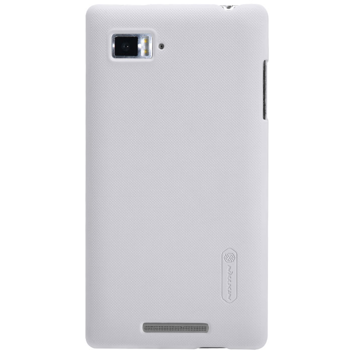Nillkin Super Frosted Shield чехол для Lenovo K910 (Vibe Z), WhiteT-N-LK910-002 Nillkin Super Frosted Shield чехол для Lenovo K910 (Vibe Z), WhiteT-N-LK910-002Чехол Nillkin Super Frosted Shield для Lenovo K910 (Vibe Z) изготовлен из экологически чистого поликарбоната путем высокотемпературной высокоточной формовки. Обе стороны чехла выполнены в соответствии с самой современной технологией изготовления матовых материалов, устойчивых к оседанию пыли, и покрыты краской, светящейся под воздействием ультрафиолета. Элегантный дизайн, чехол приятен на ощупь. Жесткость чехла предотвращает телефон от повреждений во время транспортировки. Размер чехла точно соответствует размеру телефона с четким соответствием всех функциональных отверстий. Вы можете использовать чехол, как вам будет удобно. Он изготовлен из цельной пластины методом загиба, износостойкий, устойчив к оседанию пыли, не скользит, устойчив к образованию отпечатков, легко чистится. Супертонкий Не скользит в руках