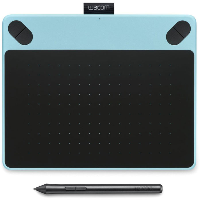 Wacom Intuos Draw Pen S, Blue графический планшет (CTL-490DB-N)CTL-490DB-N Wacom Intuos Draw Pen S, Blue графический планшет (CTL-490DB-N)CTL-490DB-NВы новичок и только ищете свой собственный стиль? Intuos Draw помогает творить с удовольствием. С легкостью рисовать, раскрашивать и редактировать – все это благодаря графическому планшету. Всё необходимое для художника – в одном инструменте. Если вы готовы творить, Intuos Draw – это идеальный помощник на первом этапе. С помощью Intuos вы можете показать свое произведение всему миру. Опубликуйте произведение в сети, распечатайте его на бумаге или холсте, чтобы продемонстрировать его разными способами. Для загрузки доступна программа ArtRage Lite Наконечник пера чувствителен к 1024 уровням нажима Максимальная высота считывания пера: 16 мм Эргономичное перо без батареек с двумя кнопками Имитирующая бумагу поверхность планшета с соотношением сторон 16:10 Зеркально-симметричный дизайн планшета – для работы и правшей и левшей Четыре программируемые клавиши ExpressKeys для быстрого вызова функций Специальный держатель для его...