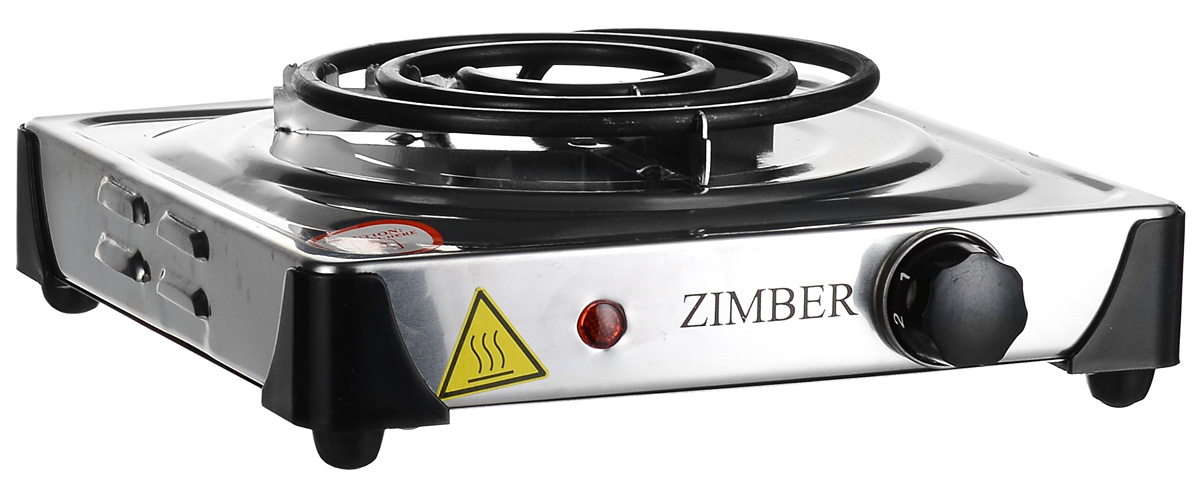 Zimber ZM-10069, Silver настольная электроплитаZM-10069 Zimber ZM-10069, Silver настольная электроплитаZM-10069Электроплитка с современным дизайном Zimber ZM-10069 позволит приготовить еду в любых условиях, как дома, так и в путешествиях. Надежный нагревательный элемент из нержавеющей стали обеспечит полноценный нагрев и, следовательно, качественный процесс приготовления блюда. Температурный контроль позволит осуществлять регулировку от слабого до максимального кипячения. Управление отличается необыкновенной легкостью. Выполненная из прочнейших материалов, рабочая поверхность плиты порадует вас своей прочностью.