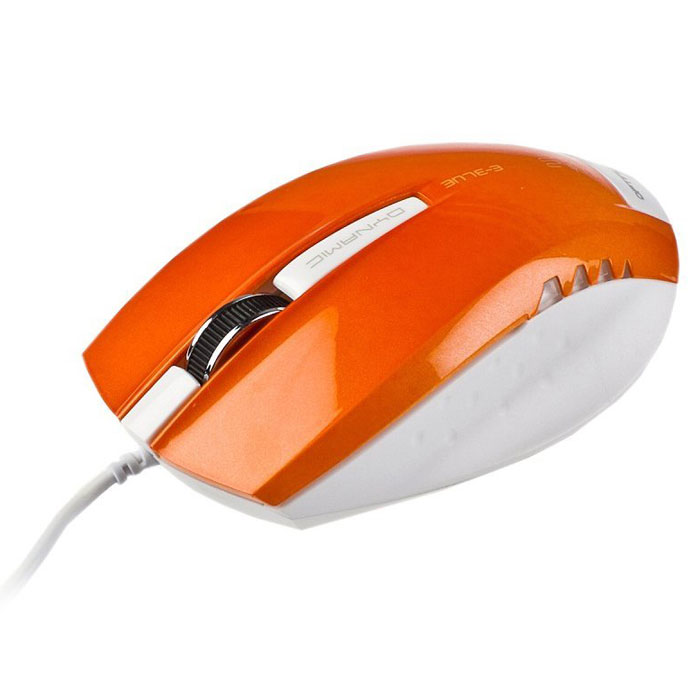 E-Blue EMS102 Dynamic, Orange мышь проводнаяEMS102YE E-Blue EMS102 Dynamic, Orange мышь проводнаяEMS102YEПроводная компьютерная мышь E-Blue EMS102 Dynamic безусловно станет для вас незаменимым помощником. Компактные размеры делают эту мышь очень удобной для работы с ноутбуком, поскольку она занимает совсем мало места в сумке. Металлическое колесо прокрутки обеспечивает максимальное удобство во время длительной работы за компьютером.