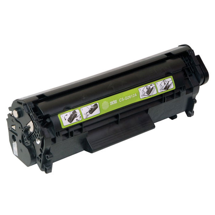 Cactus CS-Q2612AS, Black тонер-картридж для HP LJ1010/1012/1015/1018/1020/1020Plus/1022/3015/3020CS-Q2612AS Cactus CS-Q2612AS, Black тонер-картридж для HP LJ1010/1012/1015/1018/1020/1020Plus/1022/3015/3020CS-Q2612ASКартридж Cactus CS-Q2612AS ( аналог Q2612A )для лазерных принтеров HP.Расходные материалы Cactus для лазерной печати максимизируют характеристики принтера. Обеспечивают повышенную чёткость чёрного текста и плавность переходов оттенков серого цвета и полутонов, позволяют отображать мельчайшие детали изображения. Обеспечивают надежное качество печати.