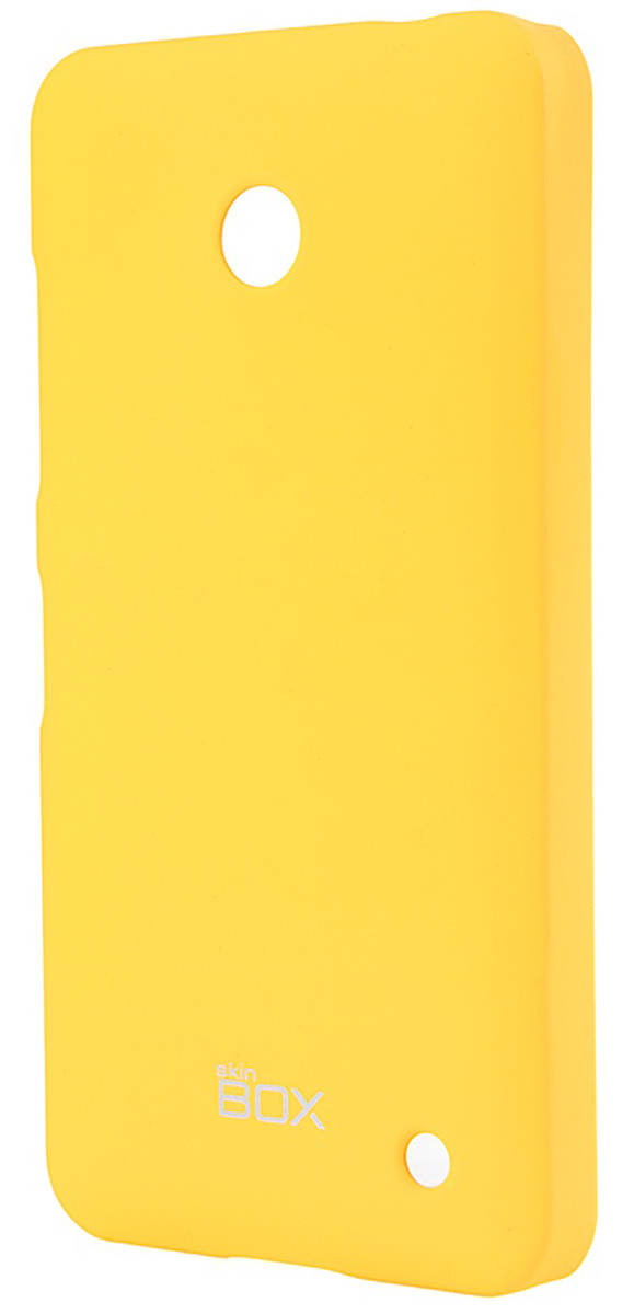 Skinbox 4People чехол для Nokia Lumia 630/635, YellowT-S-NL635-002 Skinbox 4People чехол для Nokia Lumia 630/635, YellowT-S-NL635-002Чехол-накладка Skinbox 4People для Nokia Lumia 630/635 бережно и надежно защитит ваш смартфон от пыли, грязи, царапин и других повреждений. Чехол оставляет свободным доступ ко всем разъемам и кнопкам устройства. В комплект также входит защитная пленка на экран.