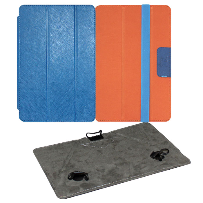 Snoogy Twin SN-TW-U785 чехол для планшета 7.85, Blue OrangeSN-TW-U785-blu/orn Snoogy Twin SN-TW-U785 чехол для планшета 7.85, Blue OrangeSN-TW-U785-blu/ornУниверсальный чехол Snoogy Twin SN-TW-U785 для планшетов с диагональю экрана 7.85 со сменными лицевыми крышками. Меняйте лицевую панель по вашему настроению! Чехол придуман и изготовлен полностью в России из качественной ПУ-кожи и ткани с водоотталкивающим эффектом. Держатель устройства - эстетичные тонкие и надежные пластиковые уголки, которые крепко фиксируют планшет. Ко всем элементам планшета имеется свободный доступ. Предусмотрены отгибающиеся уголки на задней крышке для легкого доступа к задней камере устройства. Передняя крышка служит подставкой для альбомной ориентации планшета. Упаковка для чехла представляет собой самостоятельный продукт - она выполнена в качестве косметички и может использоваться для хранения и перевозки полезных мелочей.