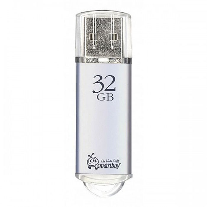 SmartBuy V-Cut 32GB, Silver USB-накопительSB32GBVC-S SmartBuy V-Cut 32GB, Silver USB-накопительSB32GBVC-SФлеш-накопитель SmartBuy V-Cut имеет классическую и удобную форму. При малых размерах у устройства большой объем памяти - 32 Гб. У флешки есть отверстие для шнурка, что позволит носить ее всегда с собой. Совместим с Windows 8/7/XP/2000/Vista, Mac OS 8.6 и Linux 2.4.0 (или выше). Пропускная способность интерфейса: 480 Мбит/сек