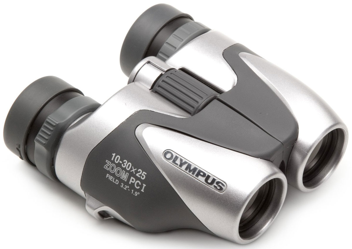 Olympus 10-30x25 Zoom PC I, Silver бинокль17147 Olympus 10-30x25 Zoom PC I, Silver бинокль17147Благодаря компактному дизайну, модель Olympus 10-30x25 Zoom PC I станет идеальным компаньоном для любителей путешествий. Многослойное покрытие линз гарантирует отличное качество изображения, а функция зума позволит приблизиться к наблюдаемому объекту.