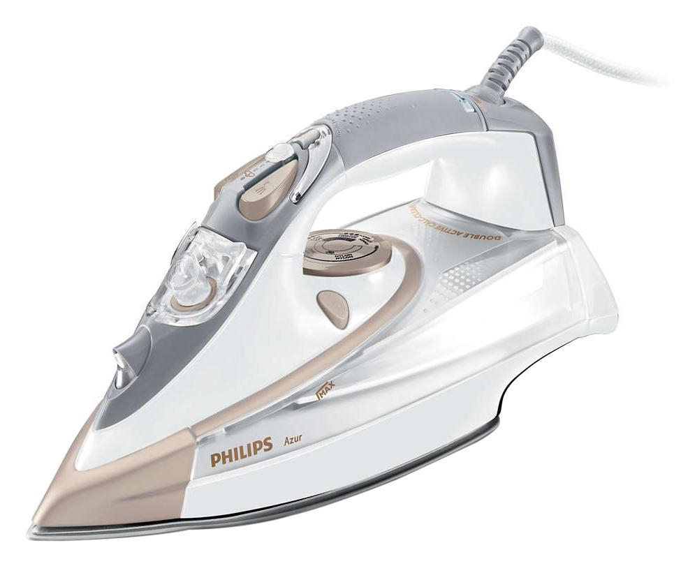 Philips GC4872/60 Azur паровой утюг с ионизацией параGC4872/60 Philips GC4872/60 Azur паровой утюг с ионизацией параGC4872/60Новая модель оснащена уникальной функцией Ionic Deepsteam, для разглаживания самых жестких складок, например, на льне и хлопке. Оптимизированный вес и конструкция утюга позволяют добиться идеальных результатов. Подошва SteamGlide Plus гарантирует идеальное скольжение, а благодаря продуманному дизайну прибора специальные отверстия обеспечивают равномерное распределение пара. В процессе ионизации вырабатываются мельчайшие частицы пара, которые проникают глубоко в ткань. Даже самые жесткие складки легко разглаживаются.