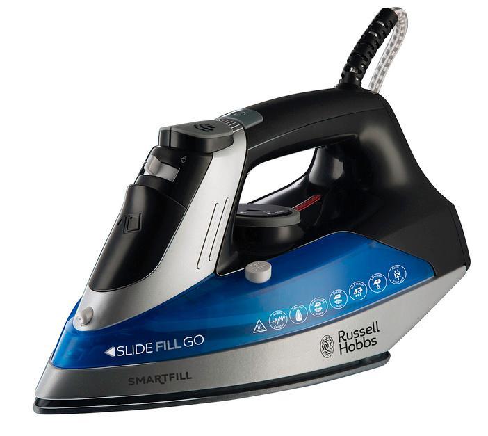 Russell Hobbs 21260-56 Smart Fill утюг21260-56 Russell Hobbs 21260-56 Smart Fill утюг21260-56Полностью съемный резервуар для воды; Не нужен мерный стакан для наполнения; Мощность 2400 Вт; Керамическая подошва; Постоянная подача пара 35 г; Паровой удар 125 г; Резервуар для воды 200 мл; Длина шнура 2.5 м; Защита от накипи; Защита от капель; Регулировка подачи пара; Функция самоочистки; Прорезиненная ручка; Автоотключение