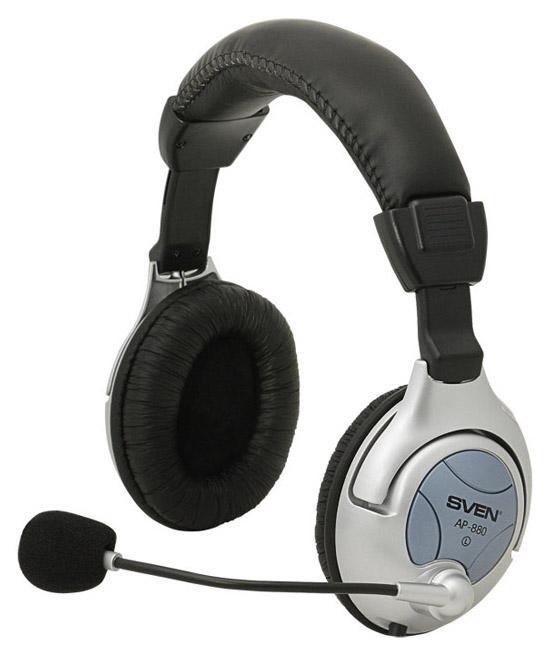 Sven AP-880 наушники с микрофономSV-0410880 Sven AP-880 наушники с микрофономSV-0410880Стереонаушники с вибросабвуфером SVEN AP-880 предназначены для работы со звуковыми картами ПК и другими совместимыми с ними системами. Их также можно использовать в интернет-телефонии, при проведении видеоконференций, в мультимедийных приложениях, в интерактивных играх, для распознавания речи и обучения иностранным языкам. Наушники эргономичны и удобны в использовании, отличаются прекрасной звукоизоляцией и безупречным качеством звука. Модель SVEN AP-880 имеет регулировку уровня вибросабвуфера и громкости, снабжена кабелем повышенной прочности и регулируемым оголовьем. Не рекомендуется использовать стереонаушники во время управления транспортом, а также на высоком уровне громкости длительное время (более четверти часа) – это приводит к ухудшению слуха. Вибробас Поворотный микрофонный держатель Регулировка уровня вибросабвуфера и громкости Регулируемое оголовье Кабель повышенной прочности ...