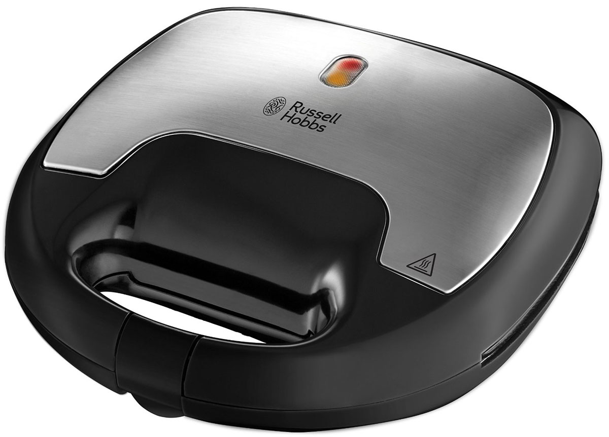 Russell Hobbs 22570-56 Fiesta, Black сэндвичница22570-56 Russell Hobbs 22570-56 Fiesta, Black сэндвичница22570-56Если вы обожаете поджаристые сэндвичи или снэки, но не хотите загромождать кухонный шкаф или столешницу различной техникой, прибор 3-в-1: Сэндвичница - Вафельница - Гриль Russell Hobbs 22570-56 Fiesta - идеально вам подойдет. С его помощью вы можете готовить блюда на гриле, поджаривать тосты или выпекать ароматные вафли. Благодаря трем сменным панелям с антипригарным покрытием, этот универсальный прибор легко трансформируется, являясь превосходным решением для легкого приготовления быстрого аппетитного горячего перекуса. Термоизолированные ручки позволяют безопасно открывать прибор во время приготовления, чтобы контролировать степень готовности.3 сменных панели: для приготовления сэндвичей, вафель и гриля Ручка-замок