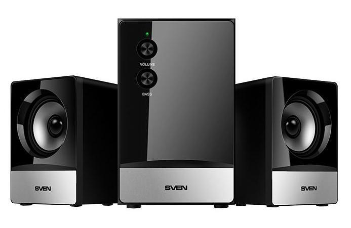 Sven MS-90, Black акустическая система 2.1 с сабвуферомSV-012861 Sven MS-90, Black акустическая система 2.1 с сабвуферомSV-012861Мультимедийные колонки SVEN MS-90 – отличное решение для практичных ценителей качественной компьютерной периферии! Несмотря на миниатюрные размеры, SVEN MS-90 обладает неожиданно низким и глубоким басом благодаря использованию отдельного 5-ваттного сабвуфера. Насыщенный звук и хорошую детализацию обеспечивают 60-миллиметровые широкополосные динамики сателлитов. Наличие отдельных регулировок уровня общей громкости и громкости сабвуфера позволяет настроить уровень низких частот по вкусу пользователя. Регуляторы громкости и баса расположены на передней панели корпуса – все настройки всегда под рукой. Корпус сабвуфера изготовлен из MDF с элегантной черной глянцевой отделкой. Модель отлично сочетается с современными ЖК-мониторами. SVEN MS-90 – это оптимальный баланс качества, надежности и доступности для потребителя! Особенности Встроенный стабилизированный (импульсный) источник питания Акустическая система совместима с PC, DVD/Media-проигрывателями, мобильными устройствами и другими...