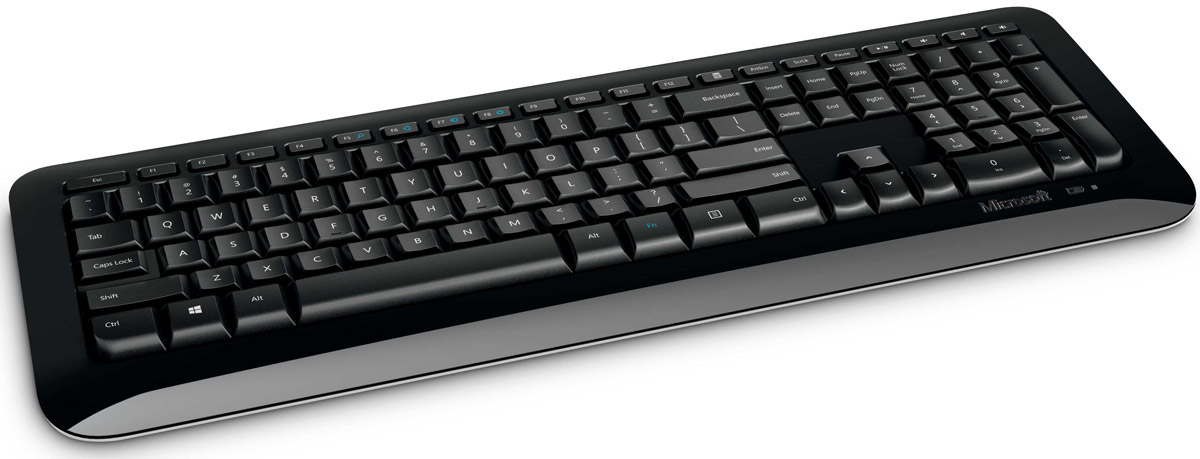 Microsoft Wireless Desktop 850 беспроводная клавиатура + мышьPY9-00012 Microsoft Wireless Desktop 850 беспроводная клавиатура + мышьPY9-00012Оцените по достоинству свободу и удобство беспроводной технологии с клавиатурой Microsoft Wireless Desktop 850. Сигнал уверенно принимается на расстоянии до 4,5 метров, и при этом поддерживается надежное беспроводное соединение. Настроить клавиатуру очень легко — вставьте батареи, подключите небольшой трансивер и приступайте к работе! Эта клавиатура использует шифрование Advanced Encryption Standard (AES), которое разработана с целью защиты вашей информации путем шифрования данных о нажимаемых клавишах.