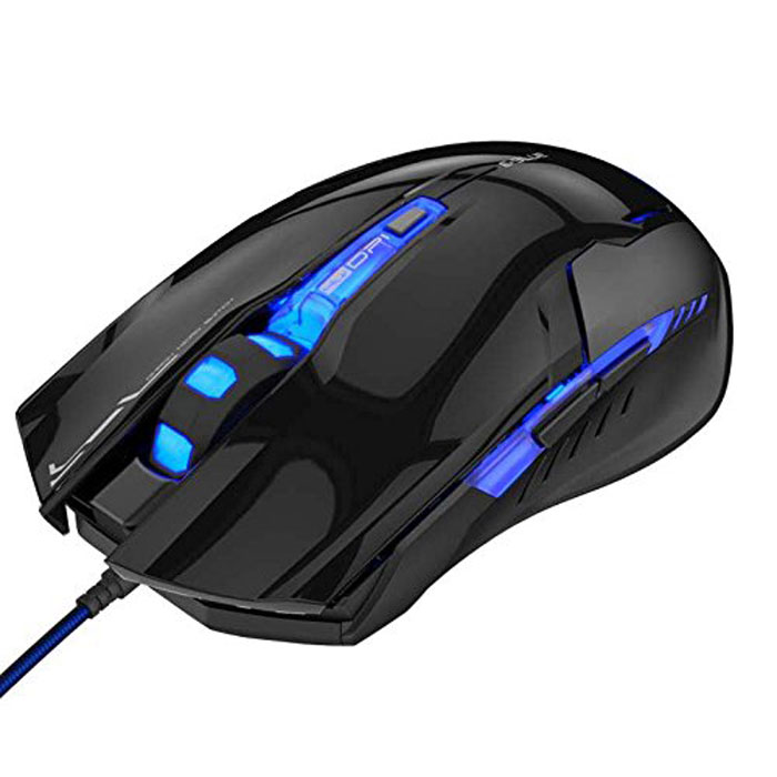 E-Blue EMS607BKAA-IU Auroza Type-G, Black игровая мышьEMS607BKAA-IU E-Blue EMS607BKAA-IU Auroza Type-G, Black игровая мышьEMS607BKAA-IUE-Blue EMS607BKAA-IU Auroza Type-G - отличная проводная игровая мышь, которая понравится геймеру любого уровня. Ее скорость отклика в два раза выше стандартных офисных мышек, а высокоточный сенсор позволяет настраивать разрешение в диапазоне 500 / 1000 / 2000 / 3000 dpi, что позволит настроить необходимую точность позиционирования курсора. Ресурс кнопок в пять миллионов нажатий позволит устройству служить вам долгое время. Эргономичный корпус прекрасно подходит как для правшей, так и для левшей и позволяет участвовать в самых долгих баталиях.