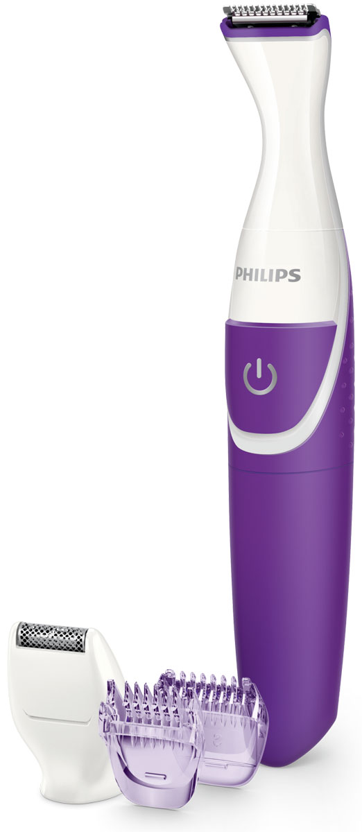 Philips BRT383/15 BikiniGenie триммер для линии бикиниBRT383/15 Philips BRT383/15 BikiniGenie триммер для линии бикиниBRT383/15Триммер Philips BRT383/15 — это простое и безопасное решение для создания и поддержания идеальной формы линии бикини. Насадка-триммер для линии бикини подравнивает волосы до длины 0,5 мм, создавая максимально ухоженный вид. Дайте волю фантазии! Установите гребень для подравнивания (3/5 мм) на насадку-триммер и подравнивайте волосы до 3/5 мм. Хотите добиться идеальной гладкости кожи в некоторых зонах линии бикини? После использования насадки- триммера воспользуйтесь бритвенной мини-головкой для идеально чистого бритья. Подравнивание возможно не только на влажной коже. Триммер одинаково эффективен как на влажной, так и на сухой коже! Закругленные режущие зубчики идеально подходят для безопасного и эффективного удаления волосков и подравнивания линии бикини. Никаких царапин и порезов. Благодаря удобной эргономичной ручке подравнивать, сбривать волоски и моделировать линию бикини станет гораздо проще. Быстрая...