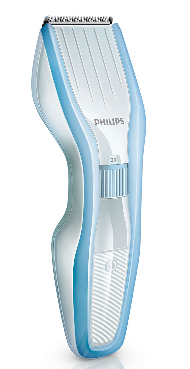 Philips HC5446/80, White Blue машинка для стрижкиHC5446/80 Philips HC5446/80, White Blue машинка для стрижкиHC5446/80Машинка для стрижки Philips HC5446/80 - простое решение для всей семьи. Регулируемые гребни для детей и взрослых, инновационный режущий блок и самозатачивающиеся лезвия гарантируют профессиональный результат и обеспечивают идеально ровную стрижку даже для членов семьи с чувствительной кожей и мягкой структурой волос. Детский гребень с закругленными кончиками и короткими зубцами подходит для самых маленьких членов семьи. Он плавно скользит по волосам, не царапая кожу и делая процесс стрижки приятным и безопасным. Просто выберите желаемую длину на регулируемом гребне с 23 установками от 1 до 23 мм с шагом 1 мм. Или используйте прибор без гребня для минимальной длины 0,5 мм. Усовершенствованная технология DualCut — это режущий блок с двойной заточкой и низким коэффициентом трения. Корпус из стали обеспечивает дополнительную надежность, а инновационный режущий блок гарантирует в два раза более быструю стрижку по сравнению с обычными машинками...