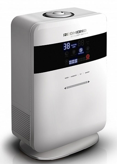 Redmond RHF-3315 увлажнитель воздухаRHF-3315 Redmond RHF-3315 увлажнитель воздухаRHF-3315Ультразвуковой увлажнитель воздуха Redmond RHF-3315 – новое устройство из экологичной серии, впечатляющее своими фантастическими возможностями и футуристичным внешним видом. Истинный образец высоких технологий, эргономичного дизайна и мультифункциональности. Эта модель 4 в 1 смягчает воду, увлажняет, ионизирует и ароматизирует воздух. Увлажнитель воздуха Redmond RHF-3315 имеет три предустановленных режима работы и автоматический контроль влажности. Примечательны и другие характеристики модели: автоотключение аппарата при отсутствии воды в пятилитровом резервуаре, возможность вращения сопла для подачи пара на 360°. Redmond RHF-3315 восхищает сенсорной панелью управления и стильным светодиодным дисплеем, радует таймером отключения (до 12 ч), индикацией отсутствия воды и плавной регулировкой интенсивности увлажнения. Аппарат отличается очень экономичным расходом воды и относительно большой площадью обслуживания. Вы подарите...