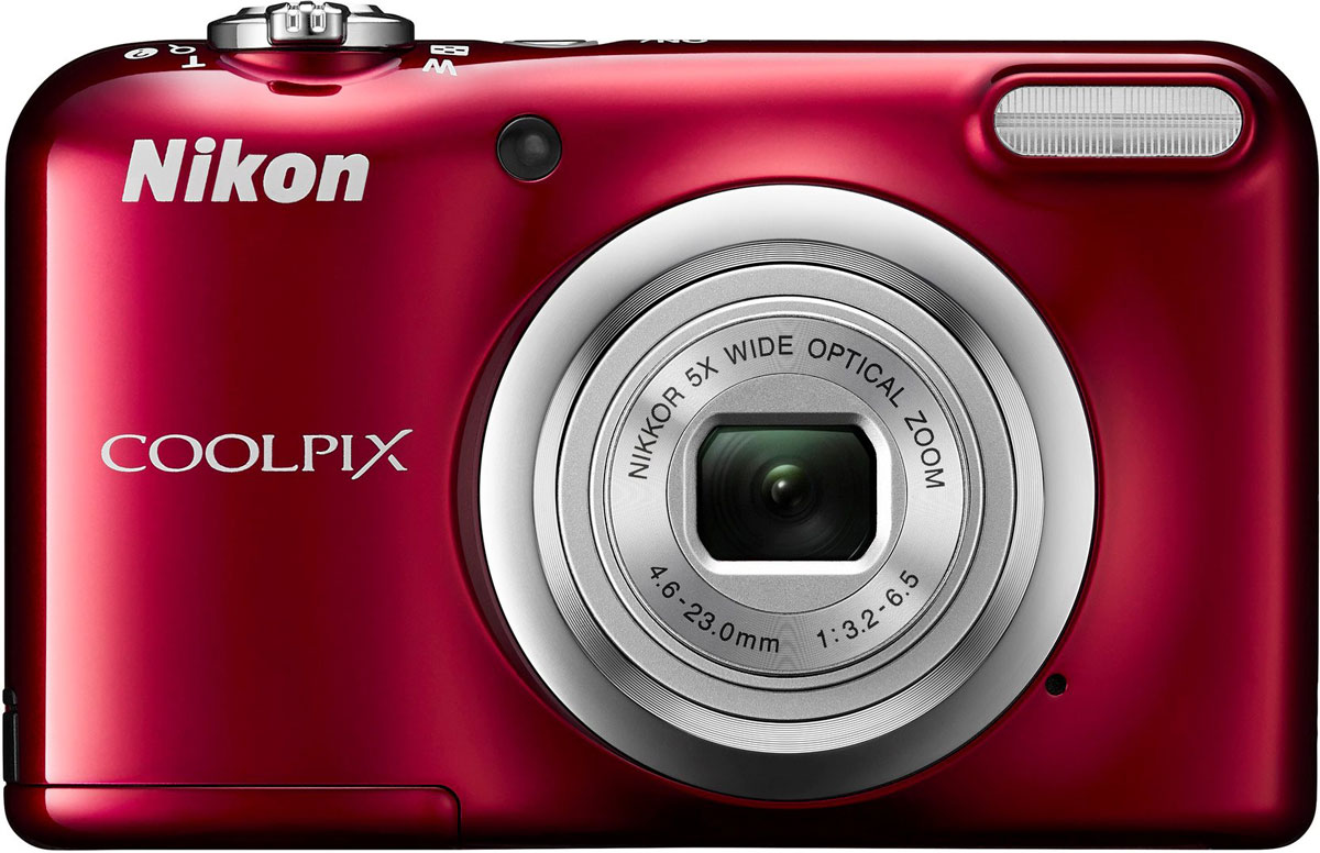Nikon CoolPix A10, Red цифровая фотокамераVNA982E1 Nikon CoolPix A10, Red цифровая фотокамераVNA982E1Фотокамера Nikon CoolPix A10 с удобной рукояткой и понятным расположением кнопок была создана с акцентом на простоту. Объектив NIKKOR с 5-кратным оптическим зумом позволяет как запечатлевать интересные выражения лиц, так и создавать групповые снимки, на которых поместятся все присутствующие. Простота в использовании и 16,1 эффективных мегапикселей: Сочетание простоты в использовании и мощной 16-мегапиксельной матрицы гарантируют получение великолепных изображений с высоким разрешением и удовольствие от процесса съемки. Удобная рукоятка и понятное расположение кнопок: Удобная рукоятка обеспечивает устойчивость фотокамеры и способствует получению четких снимков, а понятное и функциональное расположение кнопок существенно упрощает управление фотокамерой. Объектив NIKKOR с 5-кратным оптическим зумом: Универсальный широкоугольный объектив NIKKOR с 5-кратным оптическим зумом (26-130 мм в эквиваленте формата 35 мм) позволяет не...