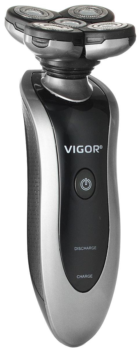 Vigor HX-6455 бритва аккумуляторнаяHX-6455 Vigor HX-6455 бритва аккумуляторнаяHX-6455Электробритва Vigor HX-6455 обеспечит вам гладкое и чистое бритье без раздражения кожи, жжения и порезов. Модель предназначена для сухого и влажного бритья. Она компактна и удобна в использовании. Электробритва оборудована встроенным аккумулятором, за счет чего ей можно пользоваться в автономном режиме. Прибор так же снабжен 5 плавающими головками, встроенным триммером и ЖК-индикатором зарядки. Лезвия бритвы выполнены из высококачественной нержавеющей стали.
