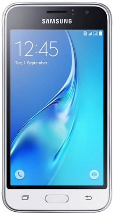 Samsung SM-J105H Galaxy J1 mini, WhiteSM-J105HZWDSER Samsung SM-J105H Galaxy J1 mini, WhiteSM-J105HZWDSERSamsung SM-J105H Galaxy J1 mini - это гармония стиля и функциональности. Закругленные края подчеркивают простой, но элегантный и современный дизайн, а толщина корпуса в 10,7 мм обеспечивает удобство в использовании!Яркие впечатления от просмотраЯркие впечатления от просмотра на 4 экране. Он отличается широкой палитрой воспроизводимых цветов. Благодаря обновленному дизайну экран выглядит шире, а воспроизводимые изображения очень реалистичны.Яркие и четкие фотографии:5-мегапиксельная основная камера с диафрагмой f/2.2 - гарантия отличных снимков.Емкий аккумулятор:Аккумулятор с емкостью 1500 мАч позволит оставаться на связи дольше обычного. Разрядился аккумулятор? Нет проблем! Режим максимального энергосбережения позволит продлить работу вашего смартфона.Повышенная производительность:4-ядерный 1,2 ГГц процессор обеспечит мгновенную реакцию смартфона на любые ваши действия. Вы по достоинству оцените высокую скорость работы смартфона в приложениях.Удобное приложение Smart Manager:Приложение Smart Manager дает возможность управлять основными функциями и режимами вашего смартфона. Проверить состояние уровня заряда батареи, доступный объем памяти, использование оперативной памяти и степень защищенности вашего смартфона.Телефон сертифицирован Ростест и имеет русифицированный интерфейс меню, а также Руководство пользователя.