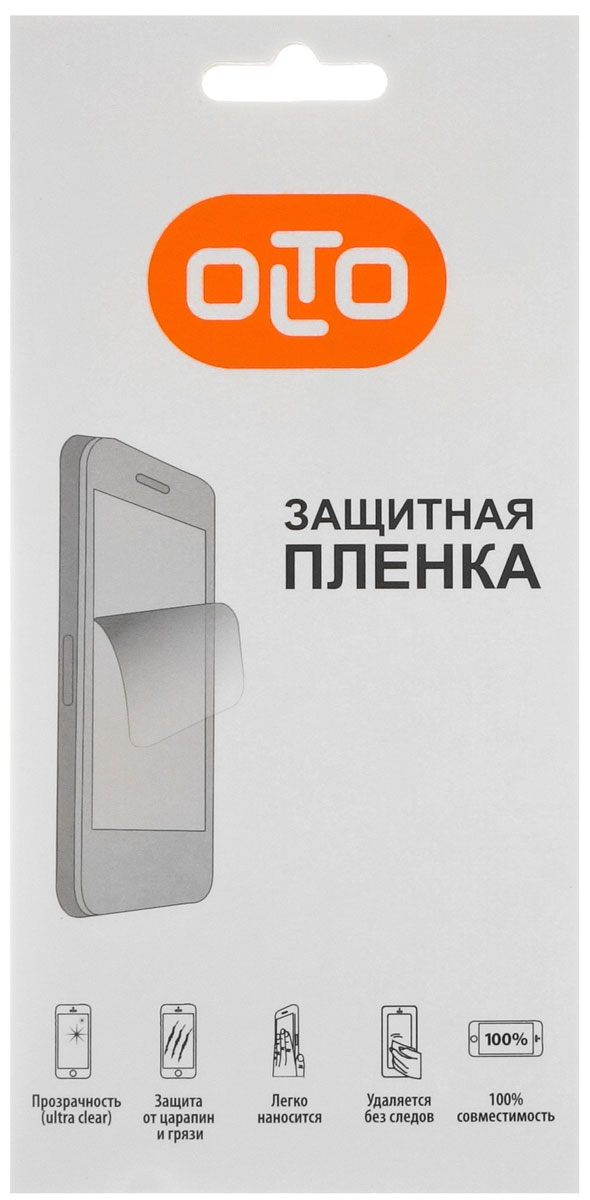 OLTO защитная пленка для iPhone 4/4S, глянцеваяO00000237 OLTO защитная пленка для iPhone 4/4S, глянцеваяO00000237Пленка OLTO защищает экран от царапин и влаги, не деформируется со временем и не искажает изображение. Изготовлена из многослойного материала РЕТ. 100% совместимость.