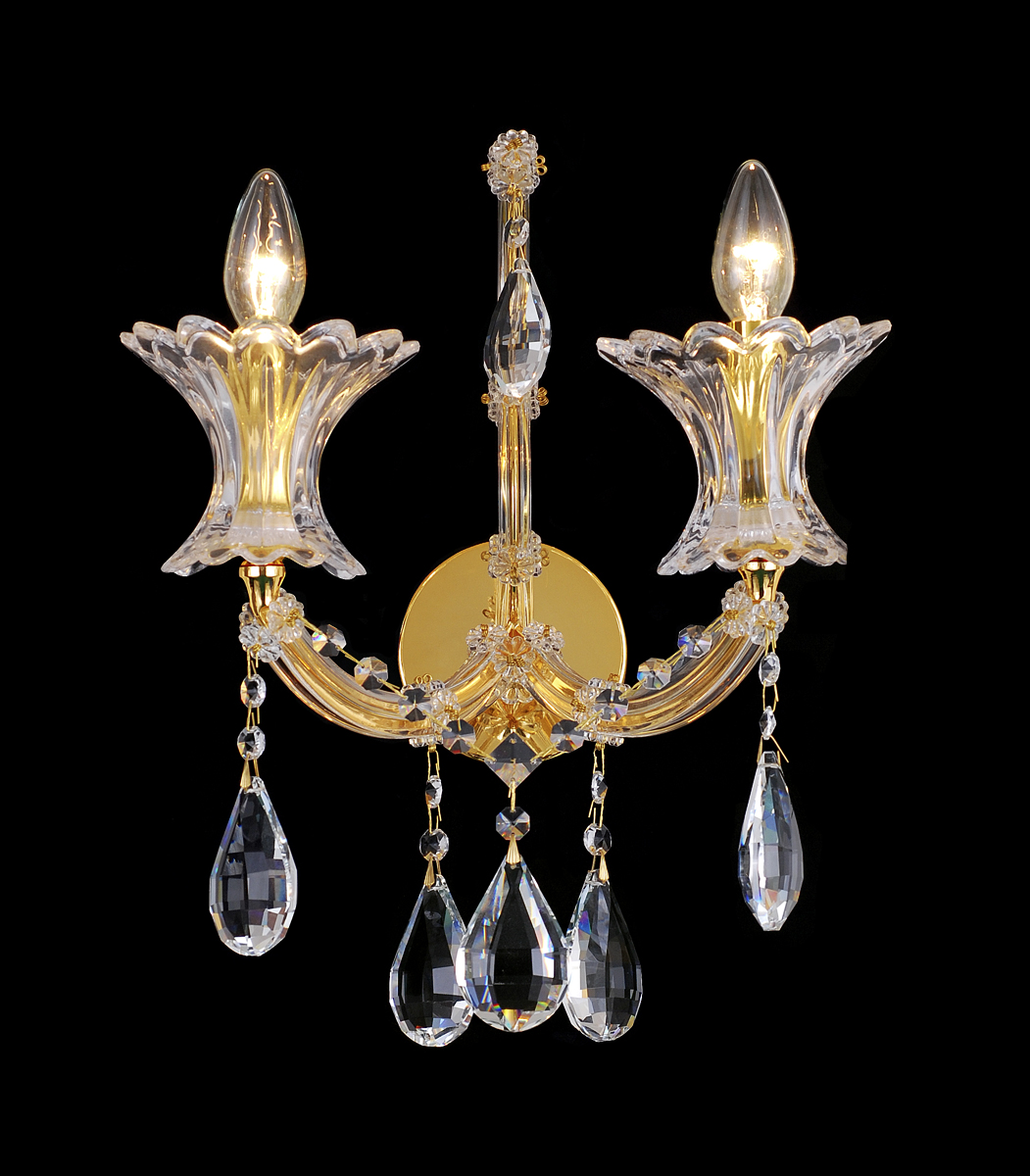 Бра Natali Kovaltseva Venezia 10650/2W GOLD, CLEARVenezia 10650/2W GOLD, CLEAR Бра Natali Kovaltseva Venezia 10650/2W GOLD, CLEARVenezia 10650/2W GOLD, CLEARD35 x H28 cm