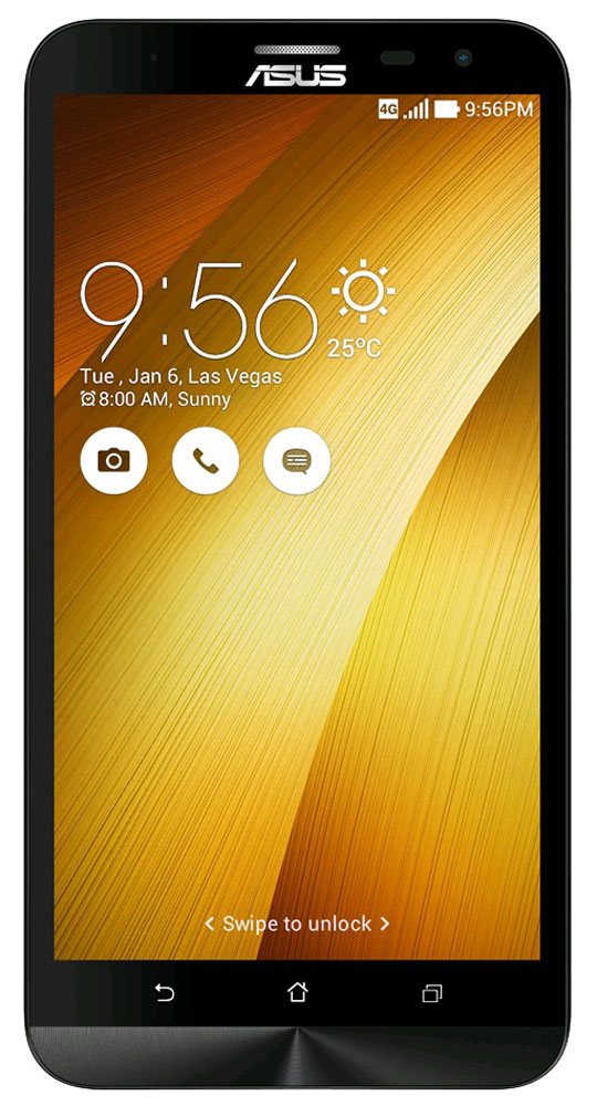 ASUS ZenFone 2 Laser ZE601KL, Gold (90AZ0113-M00380)90AZ0113-M00380 ASUS ZenFone 2 Laser ZE601KL, Gold (90AZ0113-M00380)90AZ0113-M00380Беспрецедентная производительность, четкое изображение, интуитивно понятный пользовательский интерфейс – все это вы найдете в новом смартфоне Asus ZenFone 2 Laser ZE601KL. Смартфон выполнен в изящном корпусе, толщина боковых граней которого составляет всего 3,9 мм. Обладая эргономичной формой, он украшен традиционным для мобильных устройств ASUS узором из концентрических окружностей с углублениями размером лишь 0,13 мм. Оригинальным и весьма удобным решением в его дизайне является расположенная на задней панели корпуса кнопка, с помощью которой можно делать фотоснимки, изменять громкость звука и т.д. В ZenFone Laser (ZE601KL) используется восьмиядерный 64-битный процессор Qualcomm Snapdragon 616, который сочетает высокую производительность с низким энергопотреблением. Его мощности хватит для любых мобильных приложений, а для быстрой передачи данных (на скорости до 150 Мбит/с) в данном смартфоне имеется встроенный модуль 4G/LTE. ...