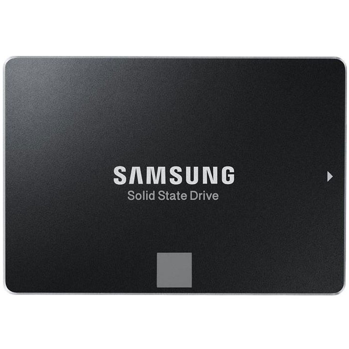 Samsung 850 EVO 500GB SSD-накопительMZ-75E500BW Samsung 850 EVO 500GB SSD-накопительMZ-75E500BWSamsung 850 EVO - высокоскоростной SSD-носитель для невероятной скорости работы системы, чтения и записи любых данных.3D V-NAND архитектураВ жестком диске реализована инновационная архитектура, которая позволила повысить вместительность и производительность устройства без ущерба для надежности.Низкое энергопотреблениеОтсутствие подвижных элементов обеспечивает значительно меньшее энергопотребление по сравнению с HDD-носителями, что позволяет экономить заряд батареи ноутбука.Ресурс: 0.15 петабайт (150 TBW)Кэш: 1 ГБ LPDDR2Скорость случайной записи (блоки по 4Кб): 90000 IOPSПотребление энергии: 4.4 Вт в при записи, 3.7 Вт при чтении, 0.05 Вт в режиме Idle, 2 мВт в режиме DEVSLPMTBF: 1,5 млн. часовШифрование данных