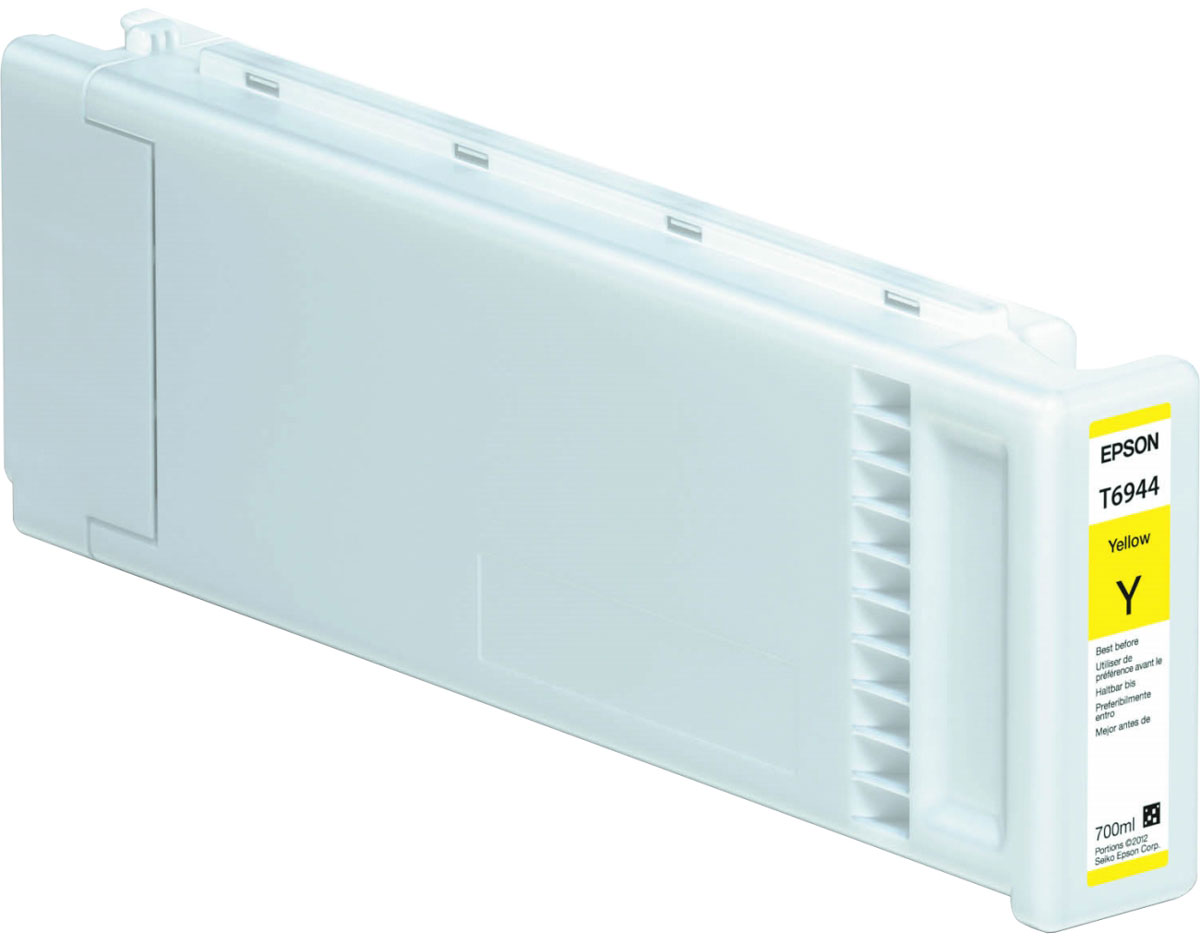 Epson T6944 (C13T694400), Yellow картридж для T3000/5000/7000C13T694400 Epson T6944 (C13T694400), Yellow картридж для T3000/5000/7000C13T694400Картридж Epson T6944 для струйных принтеров Epson SureColor SC-T3000/5000/7000. Расходные материалы Epson для печати максимизируют характеристики принтера. Обеспечивают повышенную четкость изображения и плавность переходов оттенков и полутонов, позволяют отображать мельчайшие детали изображения. Обеспечивают надежное качество печати.
