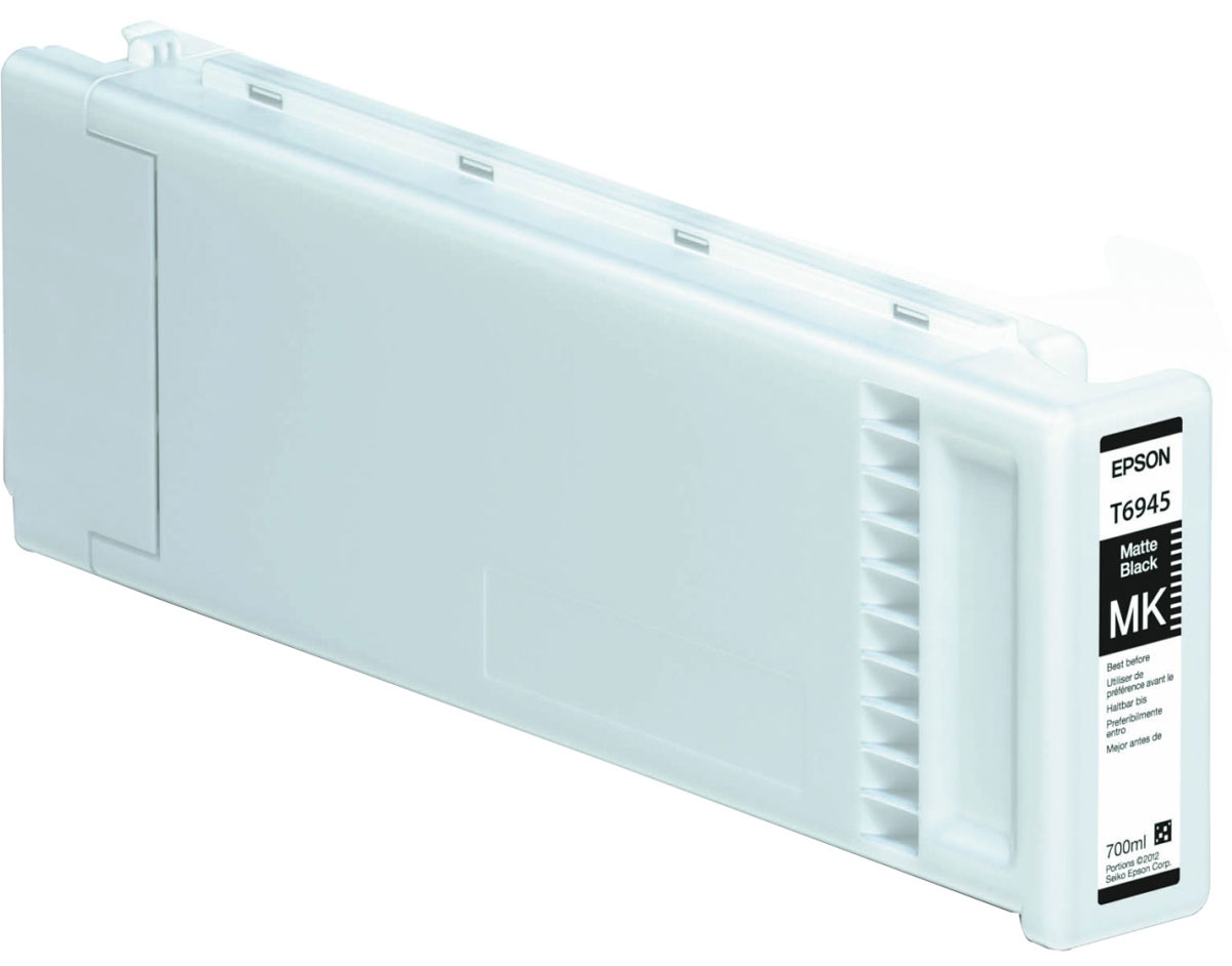 Epson T6945 (C13T694500), Matte Black картридж для T3000/5000/7000C13T694500 Epson T6945 (C13T694500), Matte Black картридж для T3000/5000/7000C13T694500Картридж Epson T6945 для струйных принтеров Epson SureColor SC-T3000/5000/7000. Расходные материалы Epson для печати максимизируют характеристики принтера. Обеспечивают повышенную четкость изображения и плавность переходов оттенков и полутонов, позволяют отображать мельчайшие детали изображения. Обеспечивают надежное качество печати.