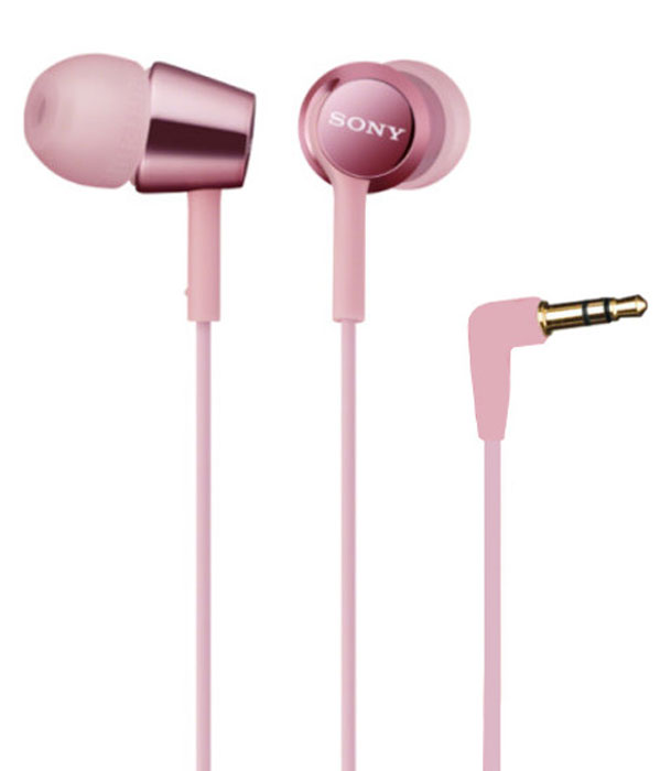 Sony MDR-EX150, Pink наушникиMDR-EX150_pink Sony MDR-EX150, Pink наушникиMDR-EX150_pinkНаушники-вкладыши Sony MDR-EX150 предлагаются в десяти ярких цветовых решениях, что позволит вам подобрать пару наушников под свой индивидуальный стиль. Динамики с неодимовыми магнитами и с диаметром диффузора 9 мм обеспечивают яркое энергичное звучание музыки, а диапазон воспроизводимых частот от 5 Гц до 24 кГц идеально подойдет для популярных стилей музыки.