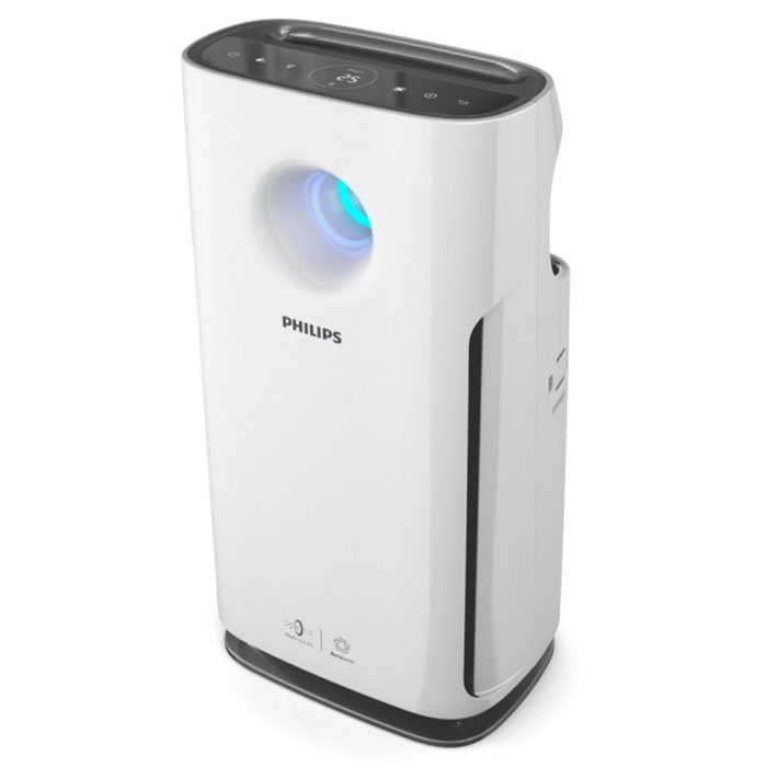 Philips AC3256/10, White очиститель воздухаAC3256/10 Philips AC3256/10, White очиститель воздухаAC3256/10Очиститель воздуха Philips с технологией VitaShield IPS, включающей профессиональную систему фильтрации и индикатор качества воздуха в режиме реального времени AeraSense. Подходит для использования в любой комнате площадью до 76 м2. Запатентованная технология определения уровня загрязненности воздуха AeraSense: Более высокая чувствительность сенсоров к загрязняителям В 8 раз более точные показания уровня загрязненности воздуха по сравнению с другими непрофессиональными датчиками Отражение конценрации загрязняющих веществ (мг/м3) в воздухе в числовом формате в режиме реального времени Профессиональная 3-уровневая система фильтрации NanoProtect S3: Улавливает 99.97% бактерий, пыль и другие аллергены Система включает в себя следующие фильтры: 1. Фильтр предварительной очистки: улавливает крупные загрязняющие частицы, такие как волосы, шерсть животных, пух, пыль. 2. Угольный фильтр: нейтрализует неприятные запахи и...