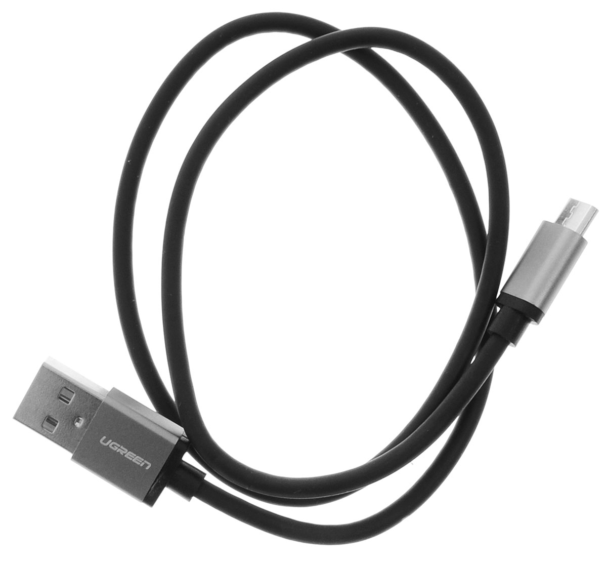 Ugreen UG-10823, Black Silver кабель microUSB-USB 0.5 мUG-10823 Ugreen UG-10823, Black Silver кабель microUSB-USB 0.5 мUG-10823Кабель Ugreen UG-10823 позволяет подключать мобильные устройства, которые имеют разъем microUSB к USB разъему компьютера. Подходит для повседневных задач, таких как синхронизация данных и передача файлов. Экранирование кабеля позволит защитить сигнал при передаче от влияния внешних полей, способных создать помехи. Пропускная способность интерфейса: USB 2.0 до 480 Мбит/с Диаметр проводника питания: 5V: 24 AWG Диаметр проводника передачи данных: 28 AWG Тип оболочки: PVC (ПВХ)