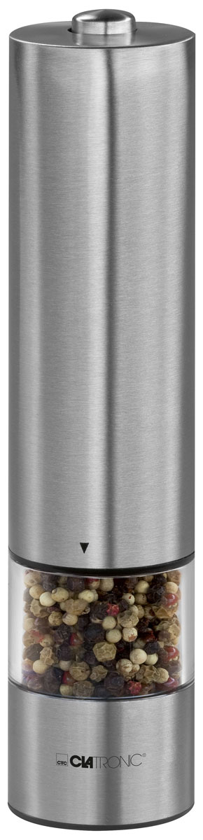 Clatronic PSM 3004 N, Silver измельчитель специйPSM 3004 N Clatronic PSM 3004 N, Silver измельчитель специйPSM 3004 NClatronic PSM 3004 N - высококачественный измельчитель для специй в корпусе из нержавеющей стали. Благодаря регулируемой керамической точной дробилке вы получите мелкий, средний или грубый помол.Работать с данным прибором можно даже одной рукой. Это довольно удобно, когда у вас другая рука занята, например, крышкой от кастрюли. А чтобы не ошибиться в необходимом количестве специй, на корпусе предусмотрен встроенный фонарик.Clatronic PSM 3004 N станет для вас не только незаменимым помощником в создании кулинарных шедевров, но и функциональным украшением вашей кухни.Питание: 4 батарейки 1,5 V/AA/Mignon/LR/AM3 (не входят в комплект).