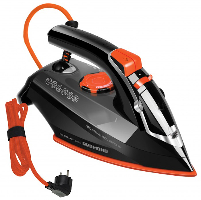 Redmond RI-C244, Orange утюгRI-C244_Orange Redmond RI-C244, Orange утюгRI-C244_OrangeУтюг Redmond RI-C244 – новый эксклюзивный прибор из уникальной серии NEON FLASH, выполненный в эффектном дизайне и представленный в ярких ультрастильных цветовых решениях. Выберите свой неповторимый, мощный и высокотехнологичный утюг! Утюг Redmond RI-C244 предоставит самые широкие возможности для идеального глажения: надёжное керамическое покрытие подошвы, регулируемая подача пара, опция сухого глажения, защита от накипи и протекания, функция самоочистки. Redmond RI-C244 имеет и очень практичную функцию ECO, которая ощутимо снижает потребление электроэнергии. Вместе с этим суперсовременным утюгом в комплект входит мерный стакан. Вы насладитесь каждым движением этого современного утюга!