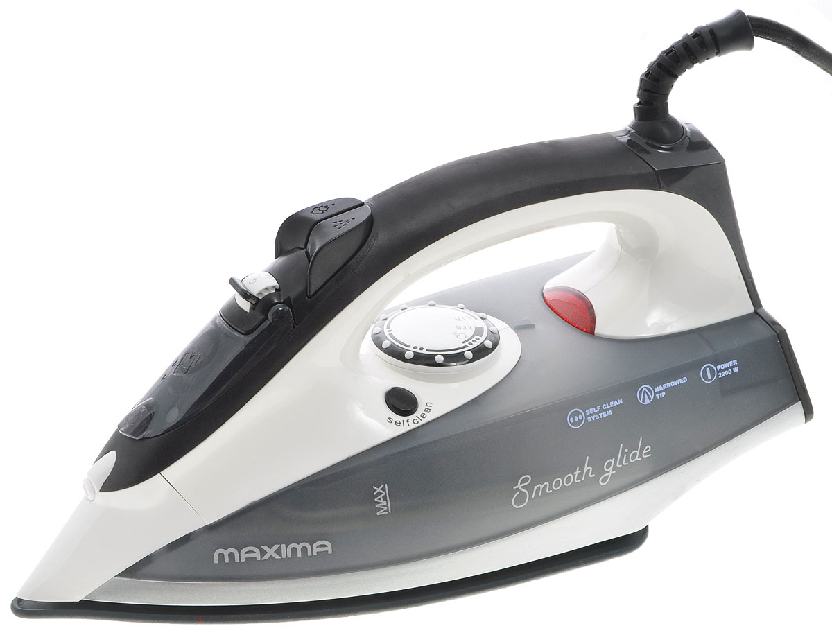 Maxima MI-C112, Gray утюгMI-C112_Gray Maxima MI-C112, Gray утюгMI-C112_GrayУтюг Maxima MI-C112 - идеальный выбор для людей, которые ценят свое время и предпочитают делать домашние дела легко и непринужденно! Благодаря инновационной керамической подошве, утюг идеально скользит по ткани и без труда разглаживает даже самые сложные складки. Вместительный резервуар для воды обеспечивает долгую непрерывную работу с паром. Крышка резервуара снабжена надежным силиконовым уплотнителем, который предотвращает расплескивание воды в процессе глажения.