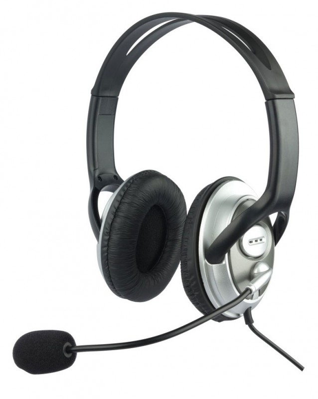 Гарнитура Oklick HS-M131V614040 Гарнитура Oklick HS-M131V614040Совместимые со всеми современными устройствами, которые оснащены разъемом 3,5 мм, наушники с микрофоном OKLICK HS-M131V обеспечат вам комфортное прослушивание музыки, просмотр фильмов, подойдут для сетевых игр, а также голосового общения в сети Интернет и по телефону. Длина кабеля обеспечит удобство при использовании гарнитуры и со стационарной, и с портативной техникой. Мощности динамиков, встроенных в наушники с микрофоном OKLICK HS-M131V, достаточно для воспроизведения качественного звука. Плотно прилегающие к ушам мягкие амбушюры данной модели обеспечивают отличную шумоизоляцию и не создают ощущения дискомфорта. Для максимального удобства пользователя имеется возможность регулировать положение микрофона относительно рта, а также громкость воспроизводимого звука, для чего на кабель вынесен удобный регулятор.