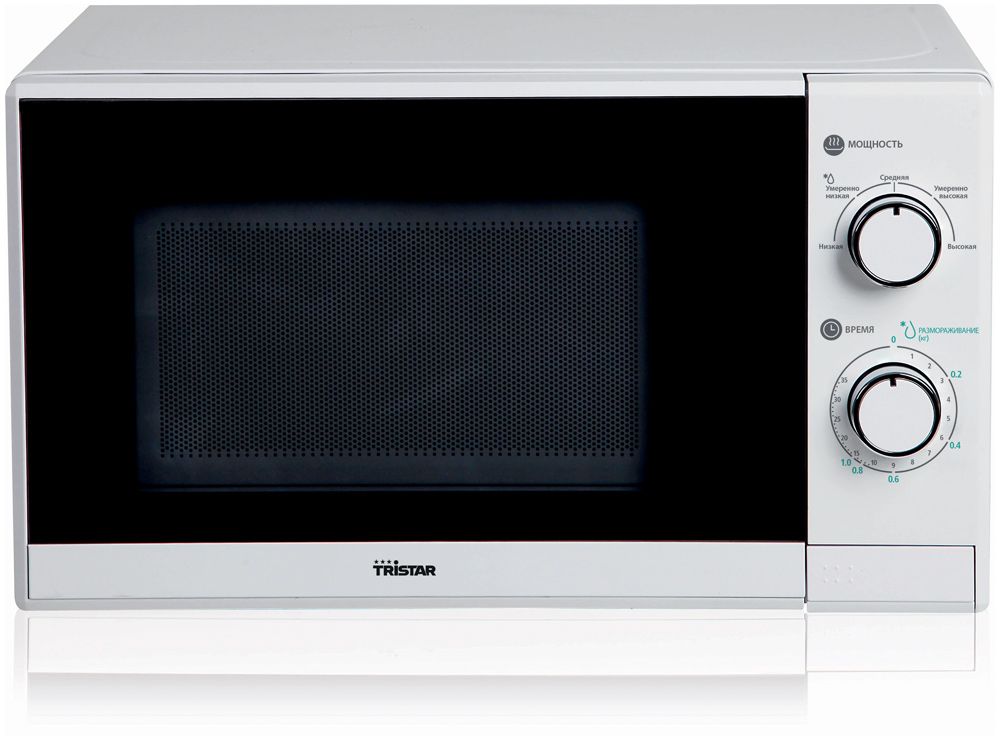 Tristar MW-3400, White микроволновая печьMW-3400 Tristar MW-3400, White микроволновая печьMW-3400Микроволновая печь Tristar MW-3400 обладает мощностью 700 Вт и имеет 5 уровней мощности. Внутренний объем - 20 литров. Стильный дизайн, удобное положение дверцы, механическое управление, легкость в настройке и многие другие преимущества являются неотъемлемой частью этой превосходной микроволновой печи.