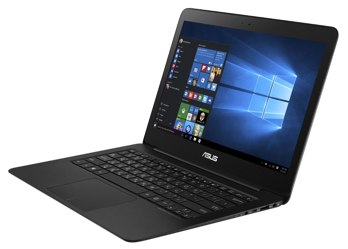 ASUS ZenBook UX305CA, Black (UX305CA-DQ124T)UX305CA-DQ124T ASUS ZenBook UX305CA, Black (UX305CA-DQ124T)UX305CA-DQ124TAsus Zenbook UX305CA - это ультратонкий 13.3-дюймовый ноутбук с оригинальным дизайном в тонком алюминиевом корпусе. Выполненный из цельного блока алюминия, корпус ультрабука Zenbook UX305CA является изящным и практичным одновременно. Сужающаяся форма способствует комфортному положению рук пользователя, а великолепная отделка моментально выделяет его среди конкурентов. В аппаратную конфигурацию Zenbook UX305 входит процессор Intel Core, 8 ГБ оперативной памяти и твердотельный накопитель емкостью 256 ГБ. С таким техническим оснащением этот ультрабук готов к любой задаче, независимо от степени ее сложности. Аккумулятор высокой емкости и интеллектуальная система управления энергопотреблением обеспечивают длительное время автономной работы – до 10 часов при включенном модуле Wi-Fi. После напряженного рабочего дня у этого ультрабука будет еще достаточно заряда, чтобы дать пользователю отдохнуть за развлекательными приложениями. ...