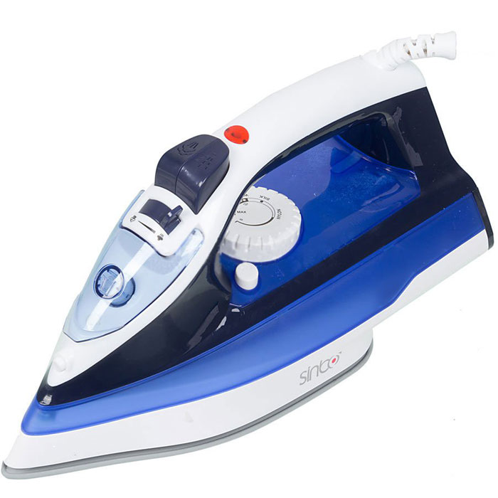 Sinbo SSI 2887, Blue утюгSSI 2887_Blue Sinbo SSI 2887, Blue утюгSSI 2887_BlueУтюг Sinbo SSI 2887 превратит процесс глажки различных видов ткани в легкое и неутомительное занятие. Прибор обладает всеми необходимыми характеристиками для отличного результата: сухое глажение, отпаривание с регулировкой, функция разбрызгивания, а также возможность вертикального отпаривания. Модель оснащена функциями парового удара и самоочистки, а также индикатором нагрева. Сетевой шнур крепится при помощи шарового механизма. Утюг также имеет подошву с антипригарным покрытием и укомплектован мерным стаканчиком.