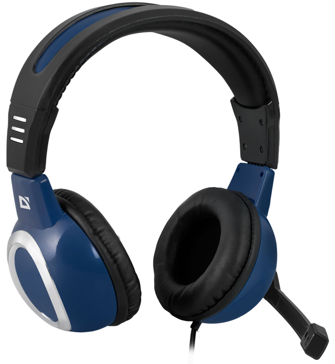 Defender Warhead G-280, Blue игровая гарнитура64125 Defender Warhead G-280, Blue игровая гарнитура64125Игровая гарнитура Defender Warhead G-280 предназначена для компьютеров нового поколения, использующих комбинированный четырехпиновый разъем для наушников и микрофона. Наушники закрытого типа с большими 40 мм динамиками гарантируют мощный чистый звук. На кабеле гарнитуры удобно расположен регулятор громкости. Благодаря надежной звукоизоляции и комфортным амбюшурам вы сможете играть или слушать музыку с комфортом - ничто не будет вам мешать! Частотный диапазон микрофона: 20 Гц - 16 кГц Сопротивление микрофона: 2,2 кОма Чувствительность микрофона: 54 дБ