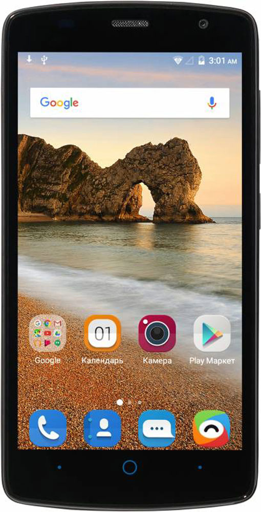 ZTE Blade L5 Plus, BlackZTE BLADE L5 PLUS BLACK ZTE Blade L5 Plus, BlackZTE BLADE L5 PLUS BLACKСмартфон Blade L5 Plus – благодаря большому 5-дюймовому HD-дисплею является отличным решением для пользователя, который нацелен на повседневное чтение электронных книг, просмотр интернет-страниц, видео и фото. Наличие большого 5-дюймого HD-дисплея с разрешением 1280х720, выполненного по технологии IPS, предоставляет возможность пользователю комфортно просматривать интернет-страницы, читать электронные книги и смотреть медиа-контент без потери качества изображения и цветопередачи. Четрырехъядерный процессор MediaTek MT6580 и 1 ГБ оперативной памяти обеспечивают скорость в обработке повседневных задач и плавную работу приложений. Корпус смартфона Blade L5 Plus изготовлен из качественного текстурированного поликарбоната, который максимально неприхотлив в повседневном использовании, в течение долгого времени сохранит первоначальный вид и будет удобно лежать в руке. Управление смартфона осуществляется на базе операционной системы...
