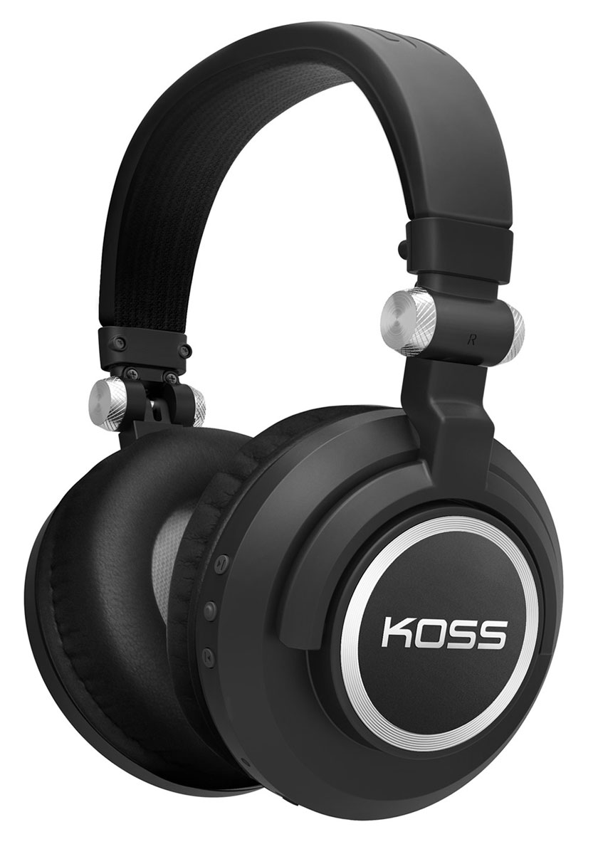 Koss BT540i наушники15117684 Koss BT540i наушники15117684Koss BT540i – полноразмерные наушники с возможностью беспроводной передачи аудиосигнала по Bluetooth или NFC соединению. Модель имеет съёмный кабель и складную конструкцию, что удобно для хранения и транспортировки. Наушники отличаются комфортной посадкой за счет удобного оголовья, покрытого мягкой кожей сверху и приятным велюром с внутренней стороны. Ещё один важный момент: Koss BT540i — не просто наушники, а гарнитура. На съёмном кабеле микрофонов нет, они находятся на правой чаше. Микрофонов два, что помогает отсекать внешний шум и повышает качество передачи речи. Основной микрофон — голосовой — расположен на чаше рядом с входом microUSB. Второй, используемый в паре с основным для подавления внешних шумов, находится рядом с креплением чаши и выглядит, как небольшая полость в правом наушнике.