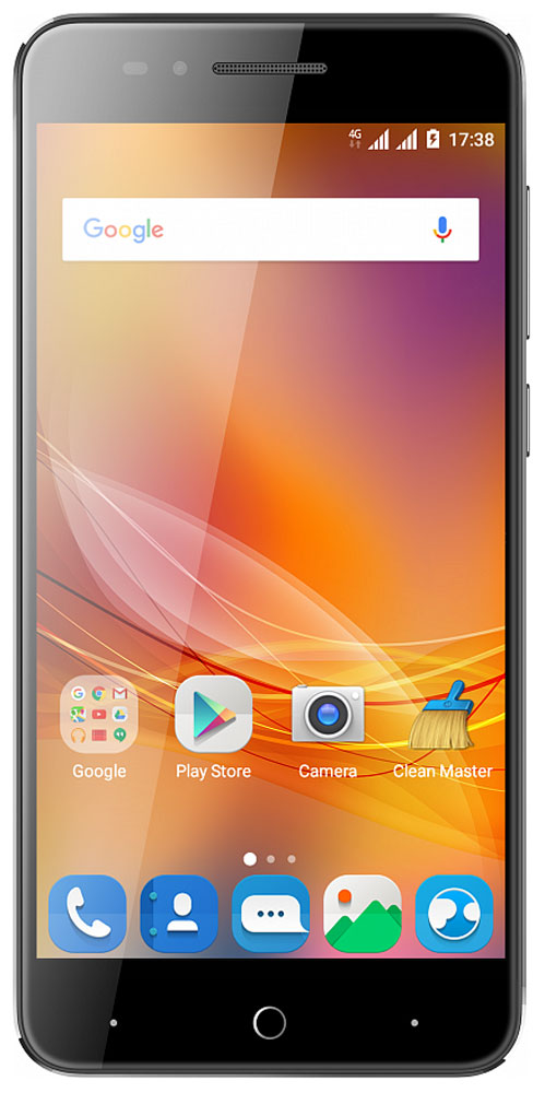 ZTE Blade A610, GrayZTE BLADE A610 GREY ZTE Blade A610, GrayZTE BLADE A610 GREYЗадняя крышка смартфона ZTE Blade A610 изготовлена из авиационного алюминия, что добавляет устройству дополнительную механическую прочность, подчеркивает стильный минималистичный дизайн гаджета, а также повышает эффективность охлаждения при запуске ресурсоемких приложений и игр. Смартфон может похвастаться огромной емкостью батареи - 4000 мАч, что позволит вам совершать звонки, пользоваться интернетом, читать, фотографировать и делиться информацией с друзьями в течение нескольких дней без дополнительной подзарядки. Наличие большого 5-дюймого HD-дисплея с разрешением 1280х720, выполненного по технологии IPS, предоставляет возможность пользователю комфортно просматривать интернет-страницы, читать электронные книги и смотреть медиа-контент без потери качества изображения и цветопередачи. Поддержка в смартфоне технологии On-The-Go и повышенная емкость батареи предоставляет вам возможность не только самому наслаждаться беспрерывной работой...