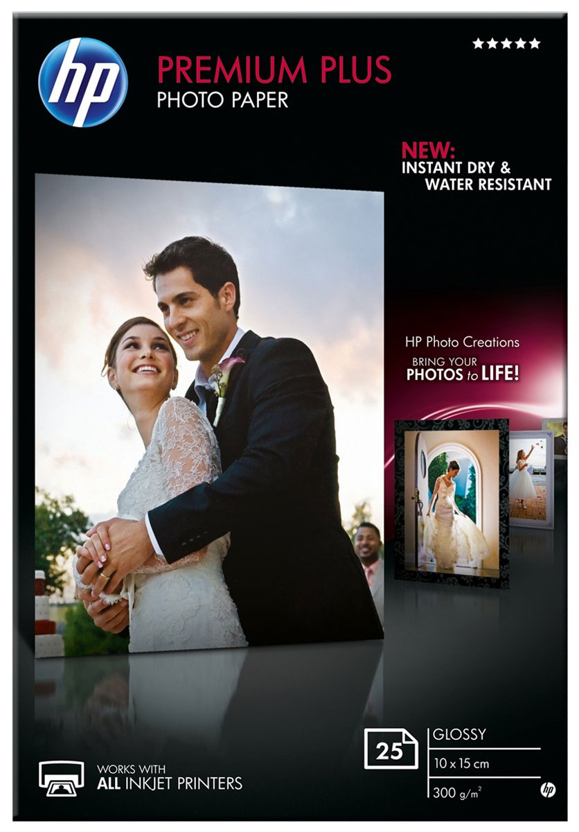 HP Premium Plus 300/A6/25 глянцевая фотобумага высокого качества (CR677A)CR677A HP Premium Plus 300/A6/25 глянцевая фотобумага высокого качества (CR677A)CR677AГлянцевая фотобумага HP высшего качества совместима со всеми струйными принтерами и оптимизирована для систем печати HP, что обеспечивает великолепные результаты. Она позволяет печатать устойчивые к смазыванию и воздействию воды, мгновенно высыхающие фотографии, сохраняющие яркость и четкость в течение долгих лет. Эта высококачественная бумага позволяет печатать профессионально выглядящие фотографии с глянцевым покрытием. Фотоснимки, напечатанные на фотобумаге HP высшего качества, мгновенно высыхают и обладают стойкостью к смазыванию и воздействию влаги. Печатайте дома фотографии профессионального качества, выглядящие так, как будто они были напечатаны в фотолаборатории. Фотобумага HP высшего качества позволяет печатать яркие, незабываемые снимки с точным воспроизведением цветов и четкими деталями. Поддержите надлежащую практику лесоводства, используя бумагу, изготовленную из FSC-сертифицированного волокна. Эта фотобумага может быть...