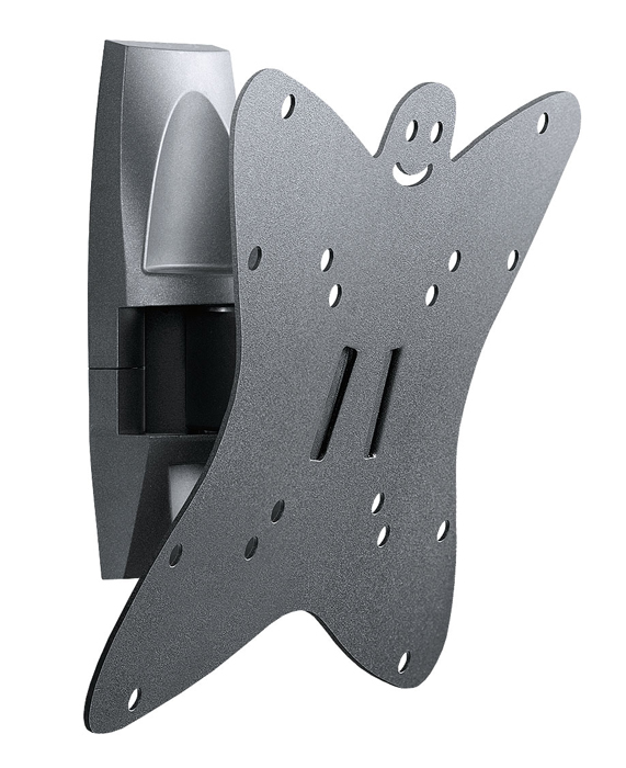 Holder LCDS-5036, Metallic кронштейн для ТВLCDS-5036, металлик Holder LCDS-5036, Metallic кронштейн для ТВLCDS-5036, металликНаклонно-поворотный кронштейн Holder LCDS-5036 с фиксированным расстоянием от стены, равным 90 мм, предназначен для установки телевизоров весом до 30 кг и диагональю от 19 до 37 дюймов.