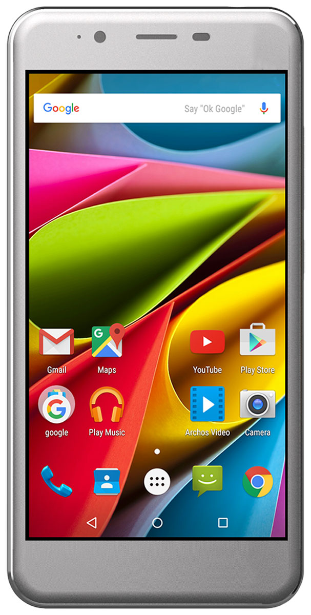 Archos 50 Cobalt50 Cobalt Archos 50 Cobalt50 Cobalt5-дюймовый экран Archos 50 Cobalt хорош со всех сторон. Технология IPS-дисплея обеспечивает яркие цвета и широкие углы обзора. Чтобы улучшить хват телефона, компания Archos использовала изогнутое по краям стекло (2.5D). Это обеспечивает уникальное чувство хвата телефона и добавляет эстетики.Технологичный процессор MediaTek, используемый в Archos 50 Cobalt, в сочетании с 1 ГБ оперативной памяти обеспечивает высочайшую производительность. Приложения и игры работают максимально плавно, давая возможность насладиться всеми преимуществами мультизадачности.Archos 50 Cobalt – это не только смартфон, но и продвинутая компактная цифровая камера. Смартфон оснащен двумя камерами: основной (8 Мп) и фронтальной (2 Мп). Используя автофокус можно делать невероятно четкие снимки. И, конечно, не забудем про видеочаты с друзьями и родными в любой точке мира.Откройте для себя Android Lollipop 5.1 с Archos 50 Cobalt. ОС обеспечивает эффективное управление зарядом аккумулятора и оснащена рядом серьёзных улучшений. Полностью сертифицированным Google, этот смартфон включает в себя лучшие мобильные приложения Google, а также полный доступ к магазину Google Play с более 1,3 миллиона приложений и игр, а также музыке, фильмам, книгам и журналам. Получите максимум от Android.Сети 4G/LTE уже присутствуют практически везде, теперь вы можете насладиться скоростью с Archos 50 Cobalt, просматривая веб-страницы, загружая контент и смотреть фильмы с невероятно высокой скоростью.Телефон сертифицирован EAC и имеет русифицированный интерфейс меню и Руководство пользователя.