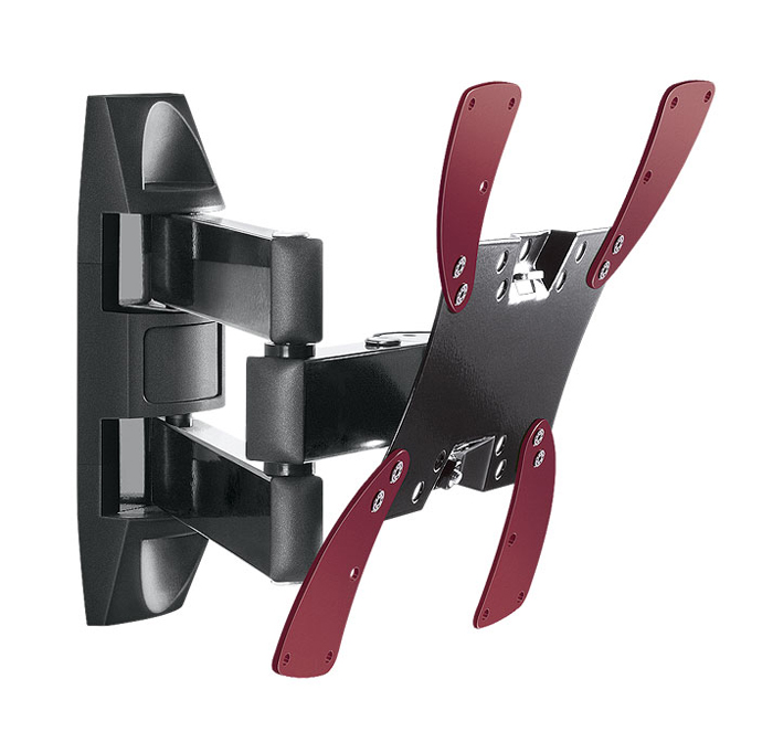 Holder LCDS-5066М, Black Gloss кронштейн для ТВLCDS-5066М, черный глянец Holder LCDS-5066М, Black Gloss кронштейн для ТВLCDS-5066М, черный глянецHolder LCDS-5066М кронштейн для ТВ. Многофункциональный: телевизор можно наклонять, поворачивать и прижимать к стене. Безопасный: фиксирующий механизм надежно удерживает телевизор. Простая регулировка: угол наклона и поворота ТВ меняется движением одной руки. Полная комплектация: в набор входят все необходимые крепежи и инструкция по установке.